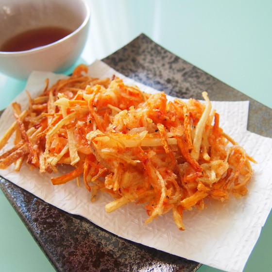 生桜海老としらすのかき揚げ