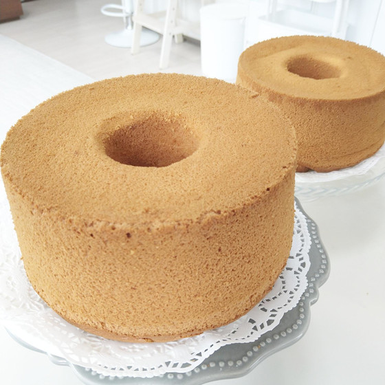 【小学生〜大人まで可】ふわふわしっとり♡ふわしと米粉のシフォンケーキ