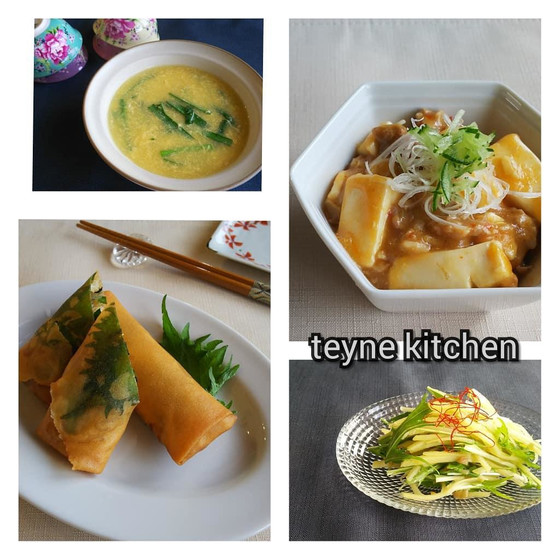 春巻き＆和風マーボー豆腐