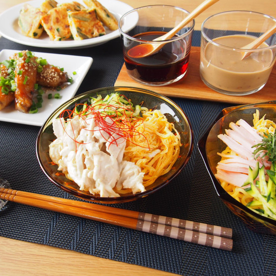 冷やし中華2種レッスン