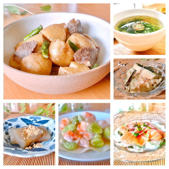 初夏の食材をたっぷり使ったおばんざいレッスン