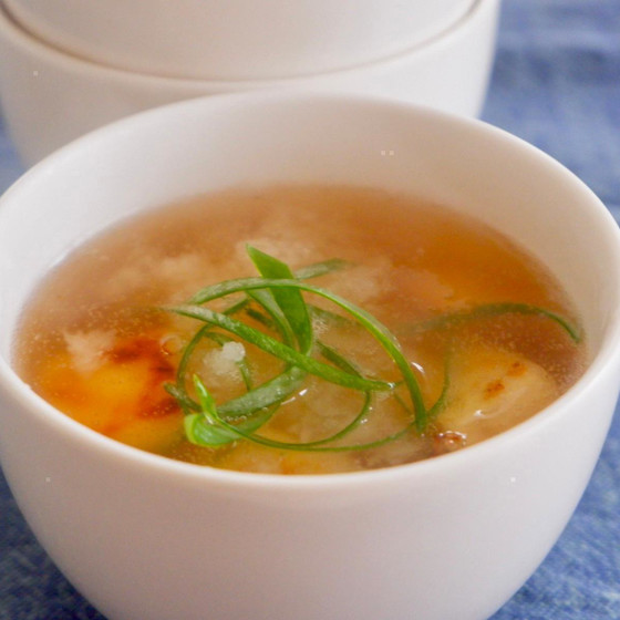 揚げ豆腐のおろし汁