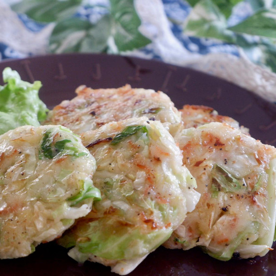 キャベツのもちもちお焼き