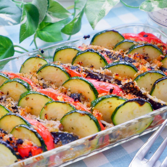 夏野菜とイワシのグリル