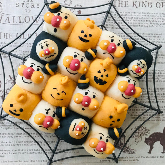 ハロウィンちぎりパン　