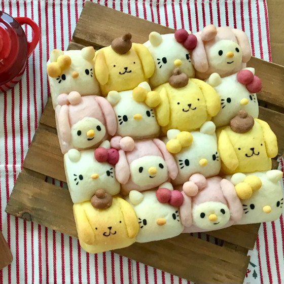 お子様が大好きなキャラクターでちぎりパンを作りましょう！
