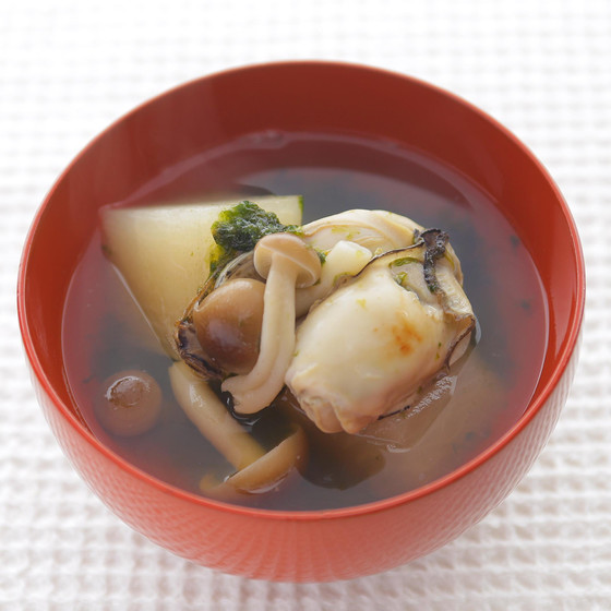 大根と牡蠣の炊き合わせ