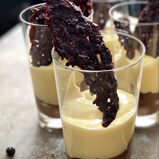 チョコレート・モカクリームのリエジョワーズ仕立て