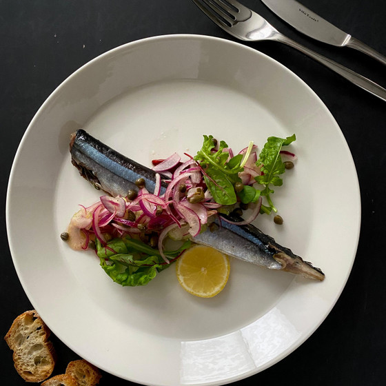 秋刀魚のオイルコンフィ