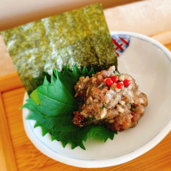 秋刀魚のなめろう