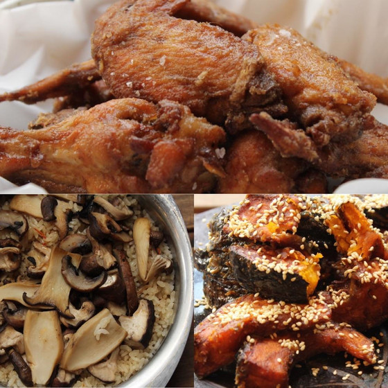 決定版！骨つき唐揚げ 大成功間違いなし！ホクホク南瓜の和え物