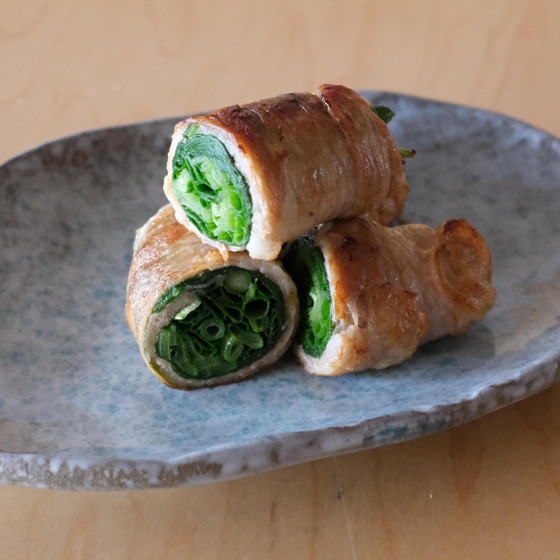 青菜の肉巻き