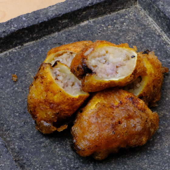 柚子の編笠揚げ
