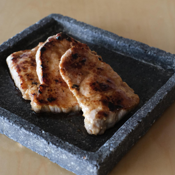 豚肉の白味噌漬けの焼き物