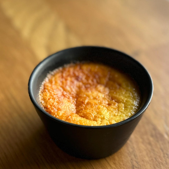 夏野菜を使って5品【とうもろこしの塩焼きプリン、とうもろこしの白いスンドゥブ、自家製ツナ、レモンの皮のかき揚げ、トマトと卵の炒め物
