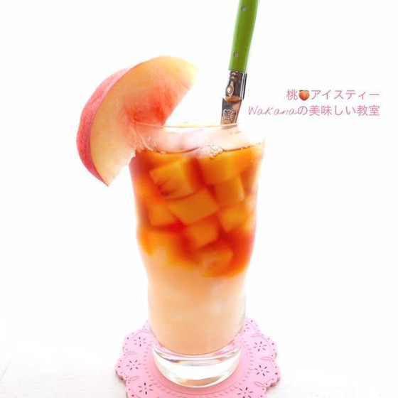 桃のアイスティー1杯分2,000円税込追加可