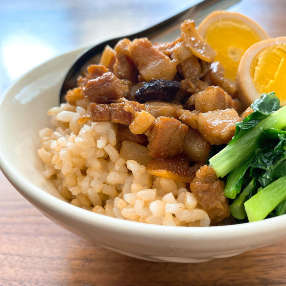おうちで楽しむカフェごはん♬台湾『魯肉飯とシェントウジャン』