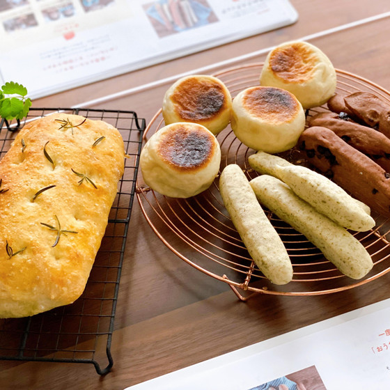 ご試食タイム♪
大人が食べても美味しいパンがいっぱい！