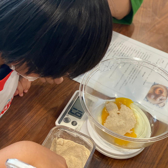 数字が読める子は計量もお任せ！