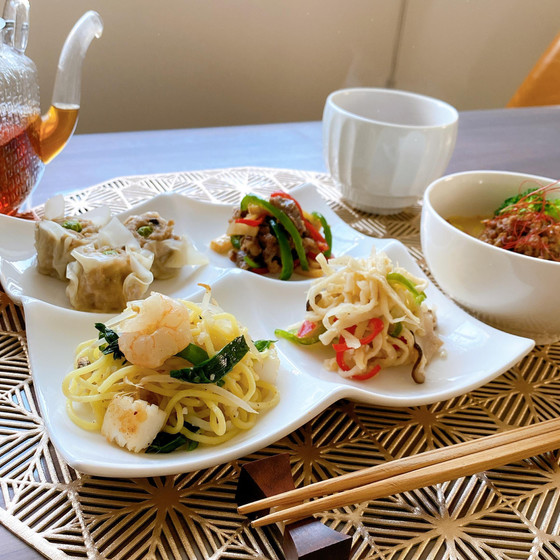 お店の中華ランチ風麹ランチ♬