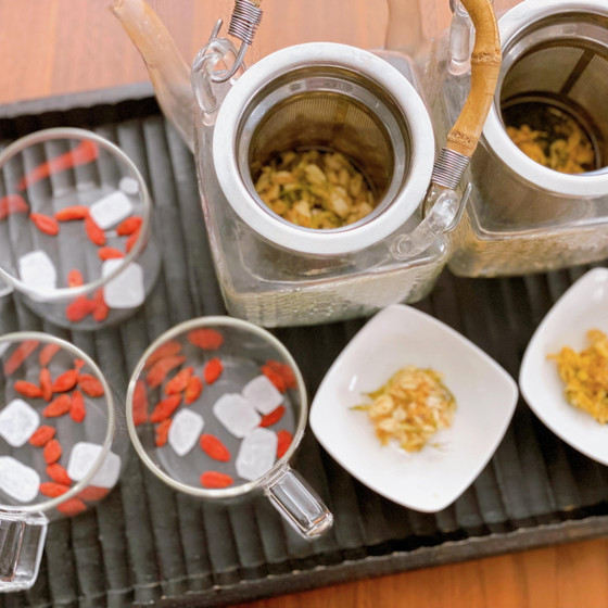季節や体質に合わせた薬茶もご紹介します。