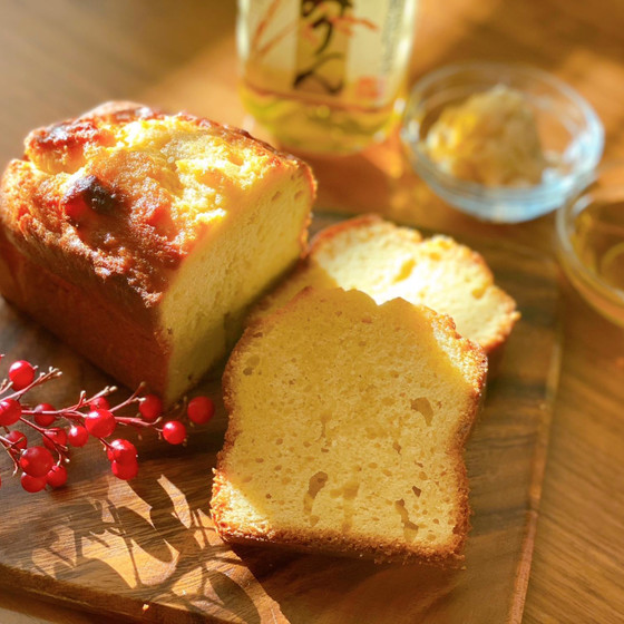 酒粕と本みりん香る～米粉のパウンドケーキ