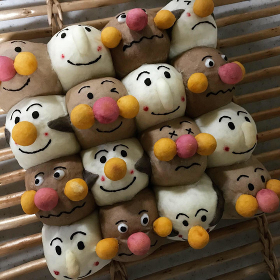 【リクエストレッスン】アンパンマン風ちぎりパン★ミニランチ