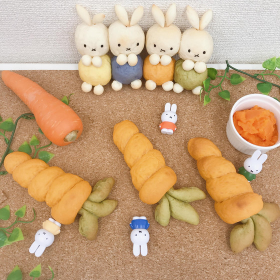 うさちゃんと愉快な人参コロネ（軽食付き）