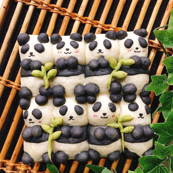 ちぎりパンダ(チョコ入り)★軽食付き