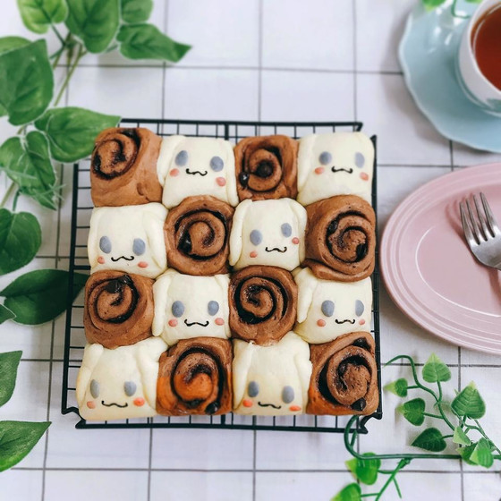 シナモンロールちぎりパン★軽食付き