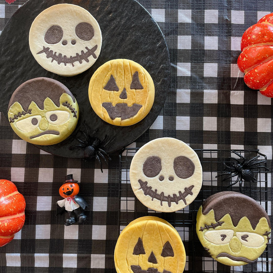 ハロウィン平焼きメープルさつまいもパン★軽食付き