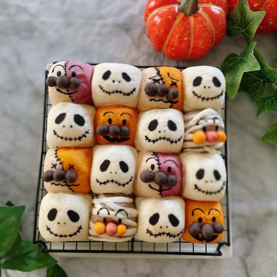 正義の味方ののハロウィンちぎりパン★軽食付き