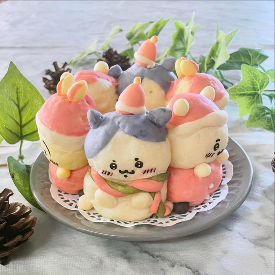 ちいかわ風クリスマスパンdeリング★オンライン同時募集