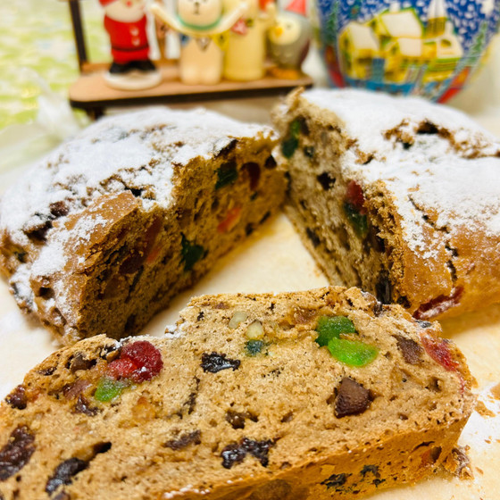 クリスマスケーキ【米粉のシュトーレン】