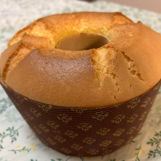 ノンオイルの米粉シフォンケーキ