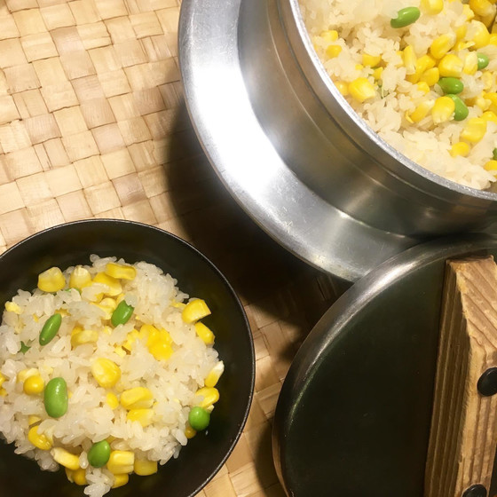 もろこし枝豆ご飯