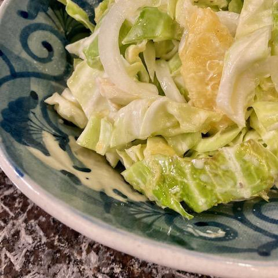 甘酸っぱい春色サラダ