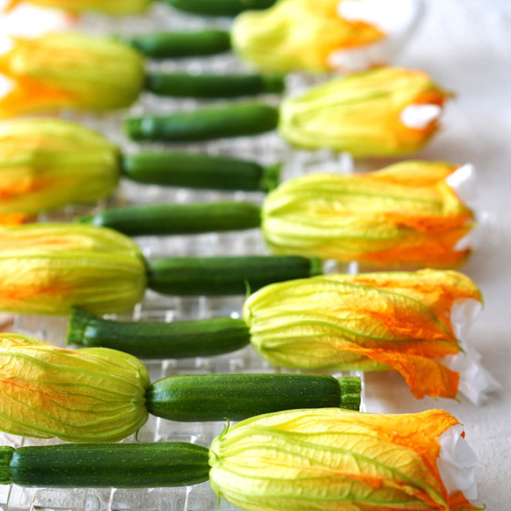 人気の花ズッキーニのフリットとおうちでフレンチ♬