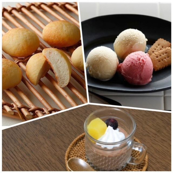 身体に優しいおやつと米粉パンを作ろう！