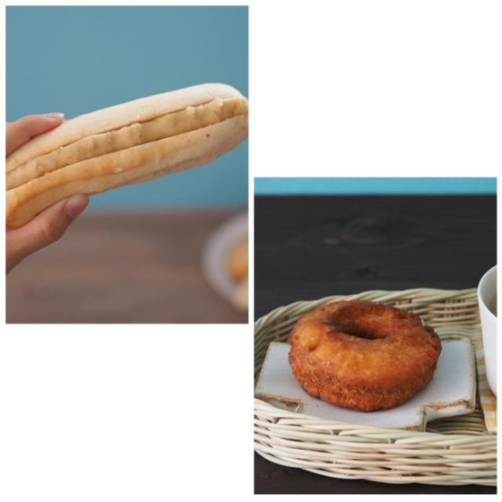【おうちパン】ミルクフランスとかりかりドーナツ