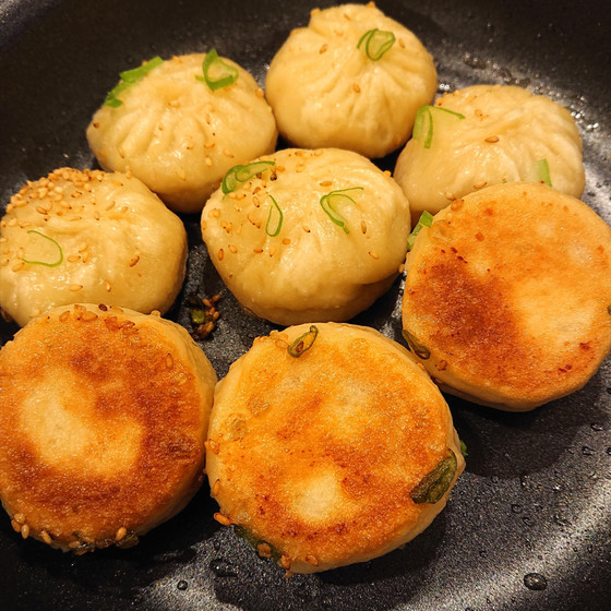 大人気！熱々焼き小籠包＆中華粥レッスン♪