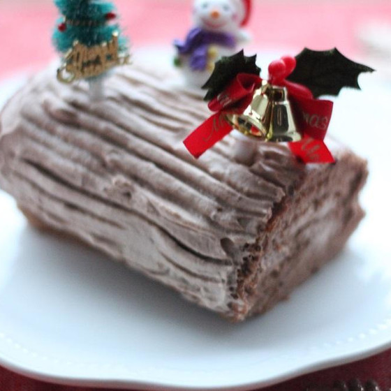 クリスマスレッスン「米粉のブッシュドノエル」