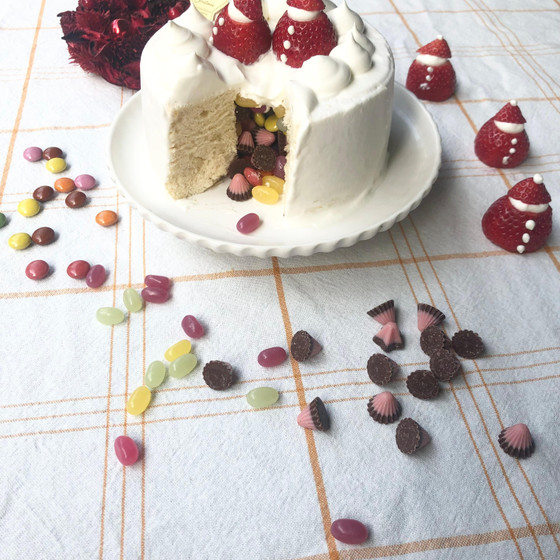 親子でクリスマスケーキレッスン！