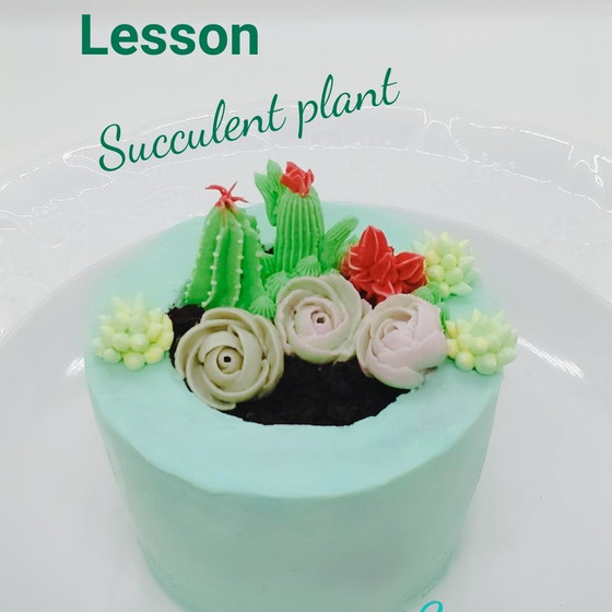 多肉植物鉢ケーキ