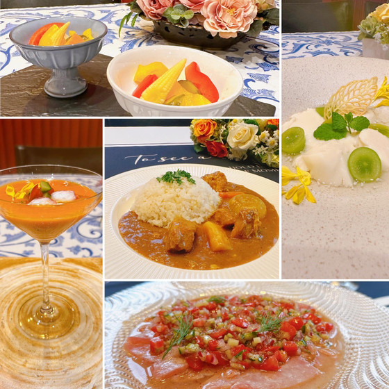 夏はカレーが食べたい！ガスパチョやカルパッチョなど清涼感ある冷菜とともに。　初参加の方８／17(木)30(水)おすすめです。８／19開催です。ミス入力で中止となってます！