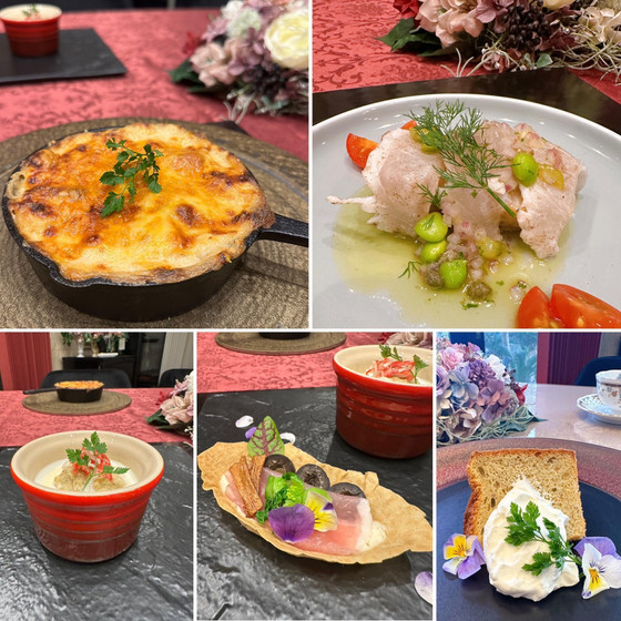 満席日にご参加希望の方はお問い合わせください。２月は真冬に食べたい熱々ドリアなどの洋食とフワフワシフォンケーキ！