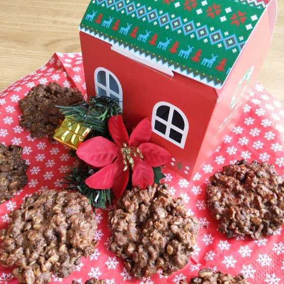 こどもお菓子教室「クリスマス・チョコナッツビスケット」