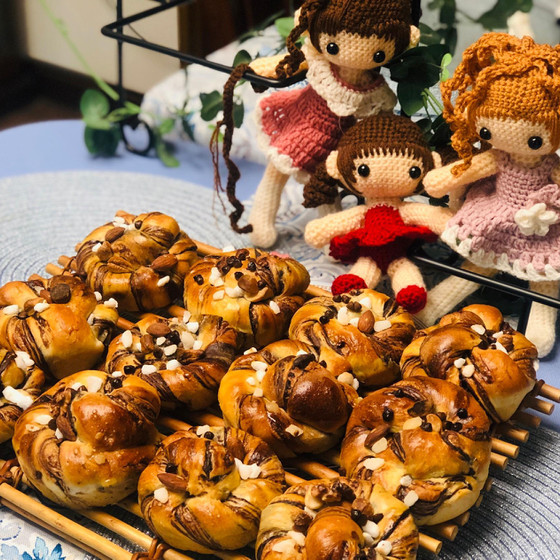 折り込みチョコブレッド