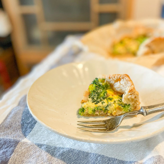 レーズン酵母で作るキッシュ