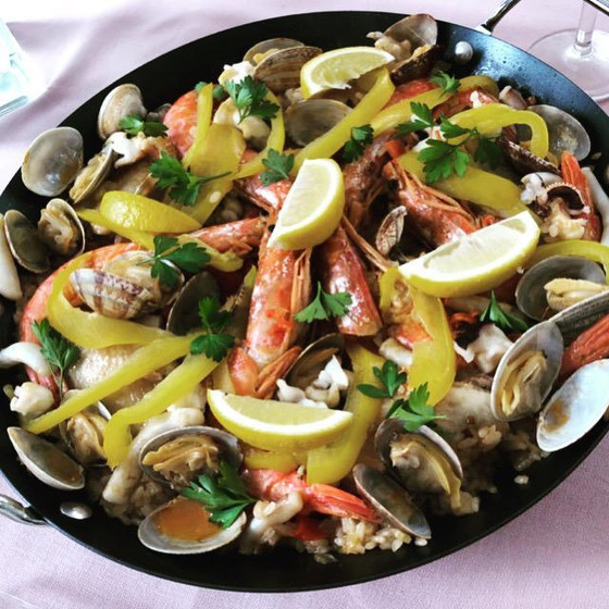 野菜をたくさん使ったスペイン料理